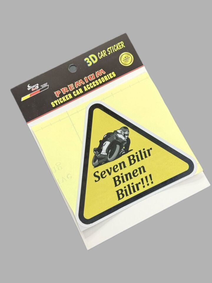 Reflektör Özelliklı Seven Bilir Binen Bilir !!!  Sticker