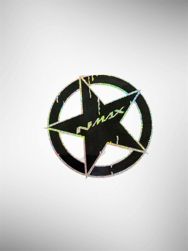 Nmax Yıldız Sticker Hologramlı