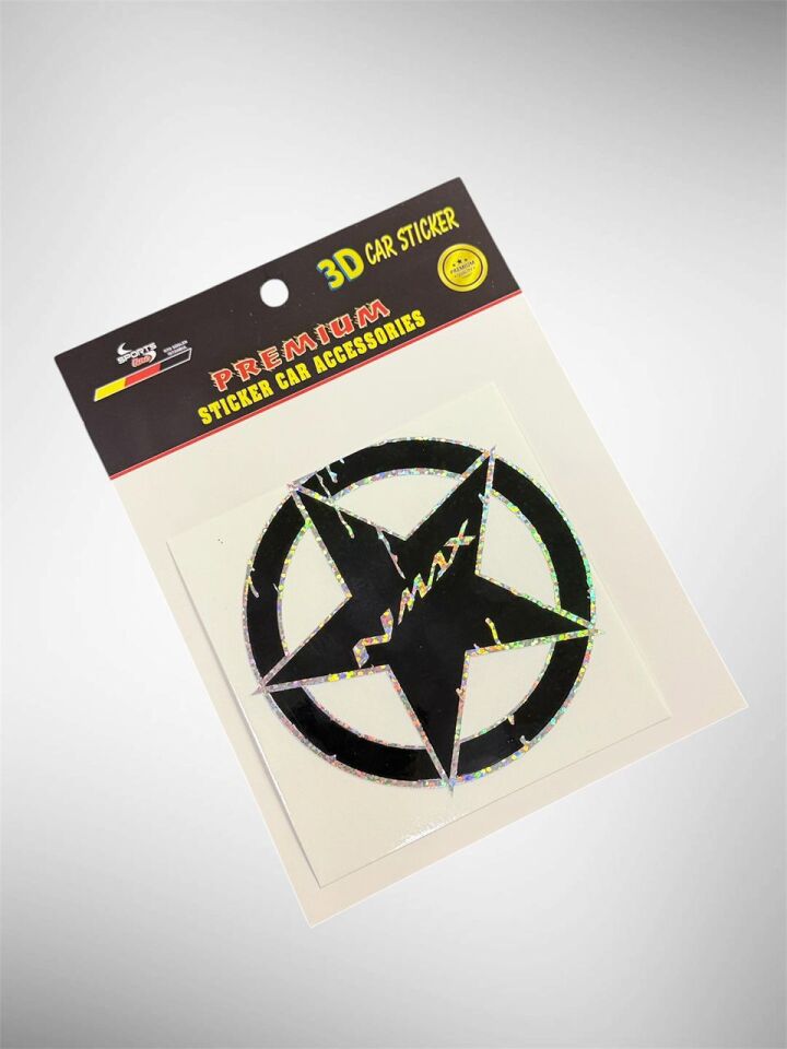 Nmax Yıldız Sticker Hologramlı