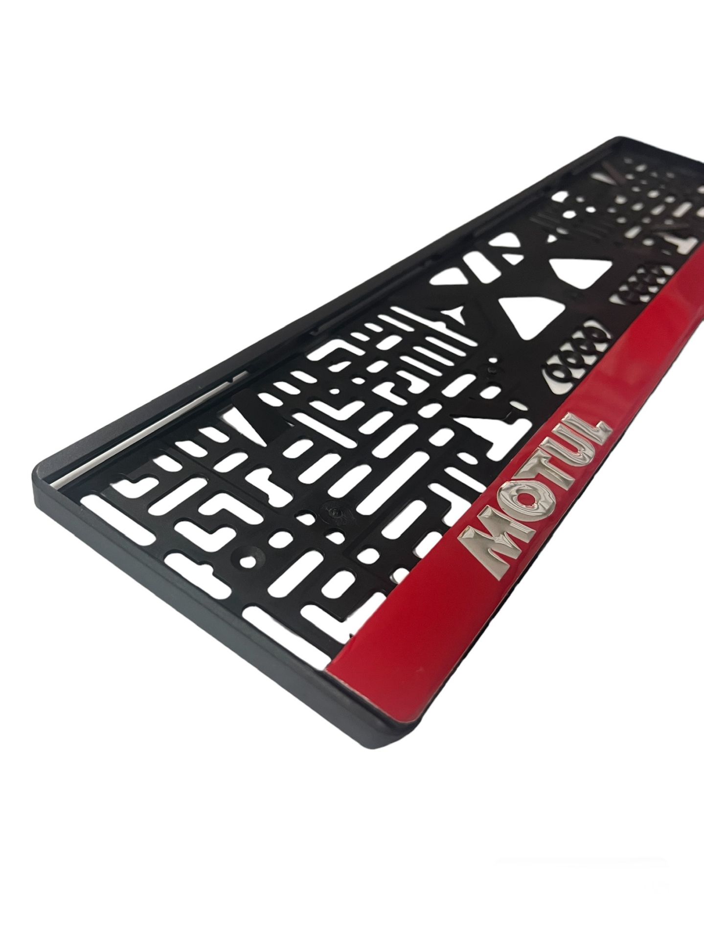 Motul alimünyum çerçeveli çıtçıtlı plastik plaka takımı