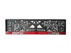 Motul alimünyum çerçeveli çıtçıtlı plastik plaka takımı