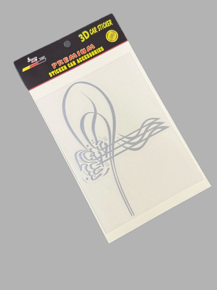 Osmanlı Tuğrası Gümüş Sticker