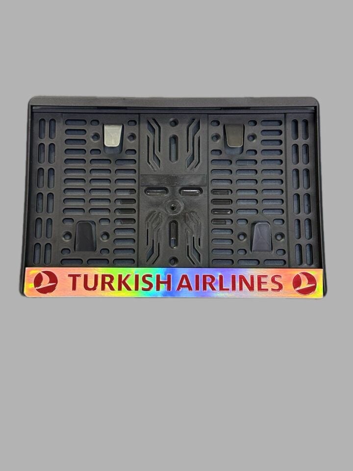 Motosiklet Plakalık Turkish Airlines Hologramlı