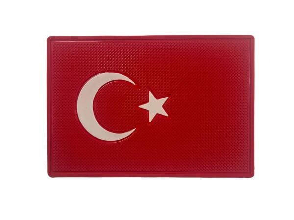 Ay yıldız torpido üstü kaydırmaz ped