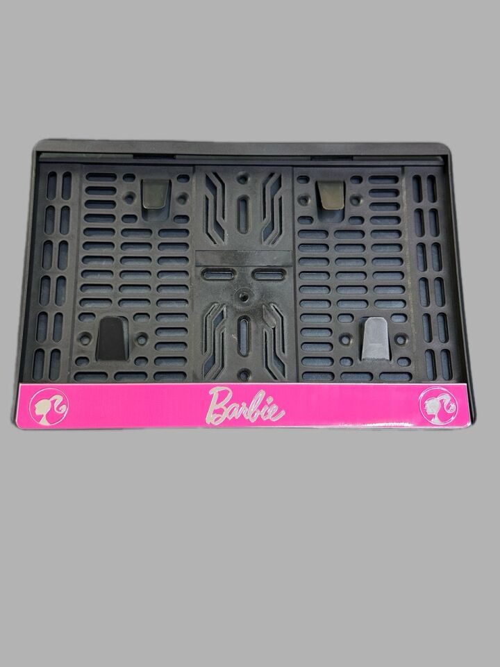 Motosiklet Plakalık Barbie Metalize
