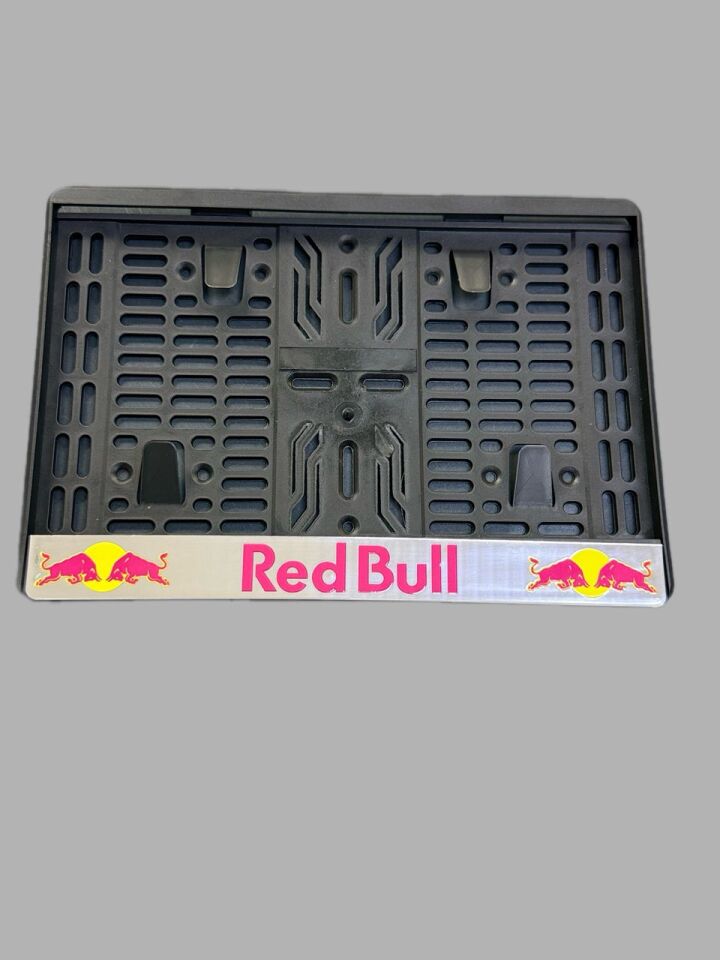 Motosiklet Plakalik Red Bull Metalize