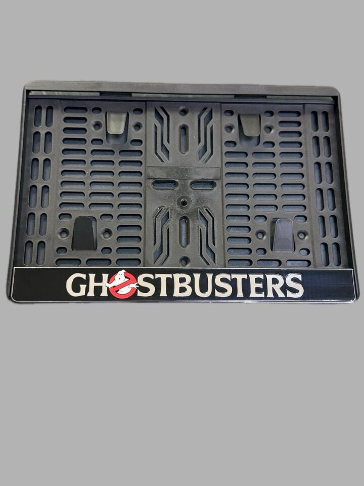 Motosiklet Plakalık Ghostbusters Metalize