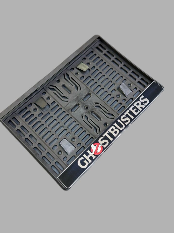 Motosiklet Plakalık Ghostbusters Metalize