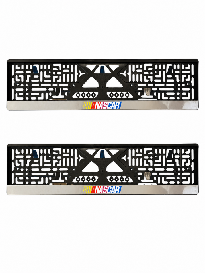 Premium Nascar Esnek ABS Araç Plakalığı 2'li Set