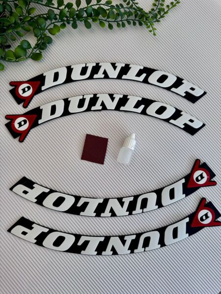Dunlop Lastik Yazısı Mavi