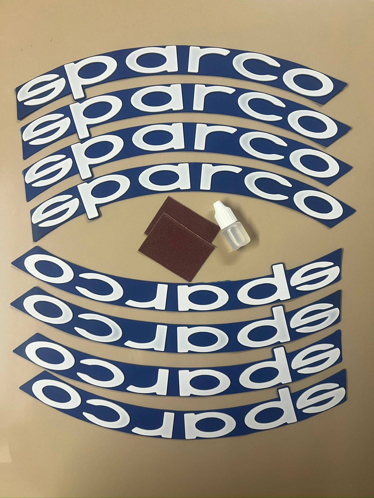 Sparco Lastik Yazısı (mavi)