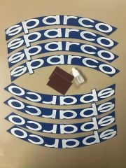 Sparco Lastik Yazısı (mavi)