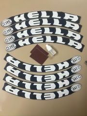 Hella Lastik Yazısı (siyah)