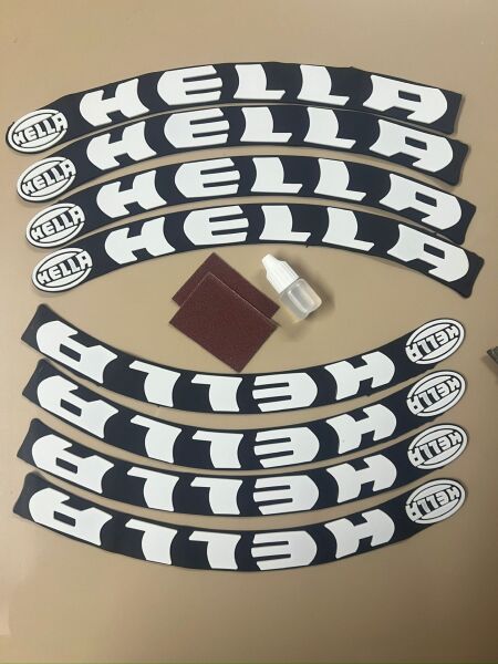 Hella Lastik Yazısı (siyah)