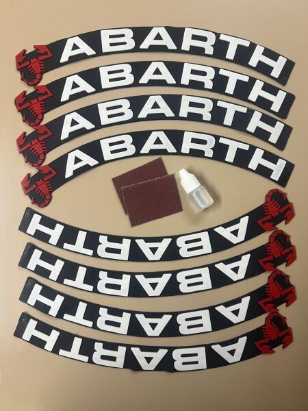 Abarth Lastik Yazısı (siyah)