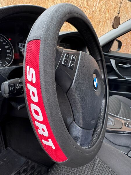 Sport yazı detaylı direksiyon kılıfı