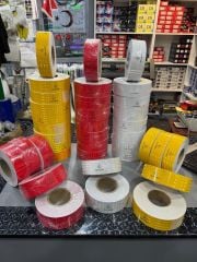 Fosforlu Reflektör Beyaz Şerit-50m