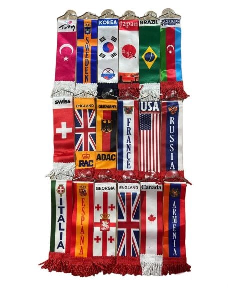 Vantuzlu flama bayrak 30'lı paket