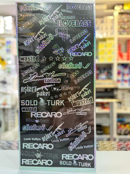 Kapı direk sticker No:3