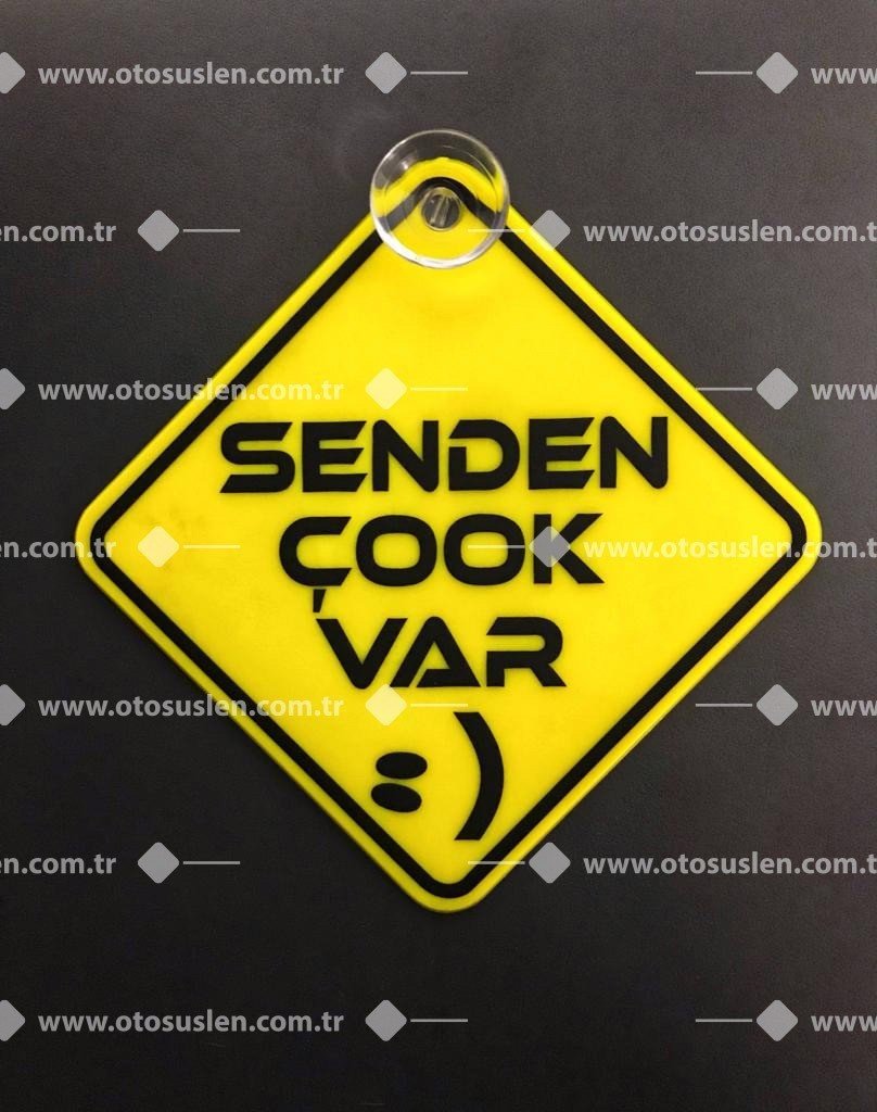 Senden Çok Var Dekor Levha