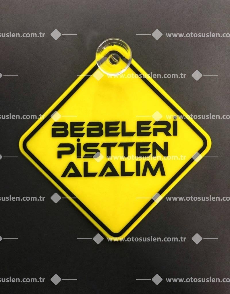 Bebeleri Pistten Alalım Dekor Levha