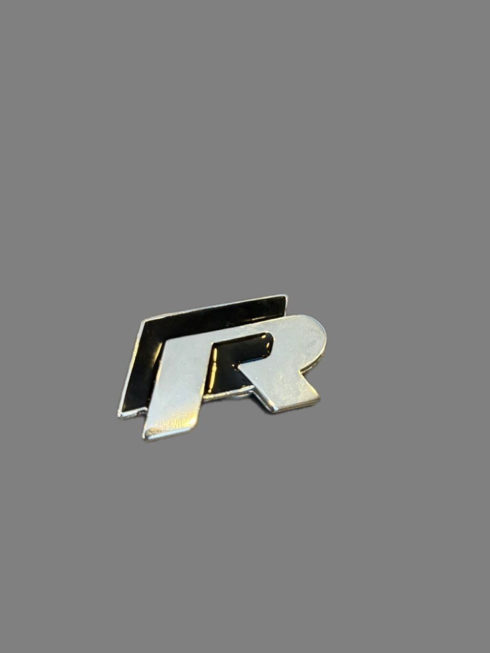 R Döküm Yazı (Siyah)