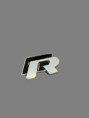 R Döküm Yazı (Siyah)