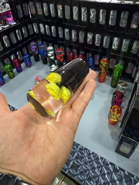 Sarı güllü vites topuzu