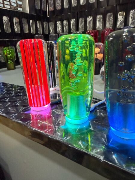 Usb destekli ışıklı vites topuzu çizgili