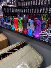 Usb destekli ışıklı vites topuzu çizgili