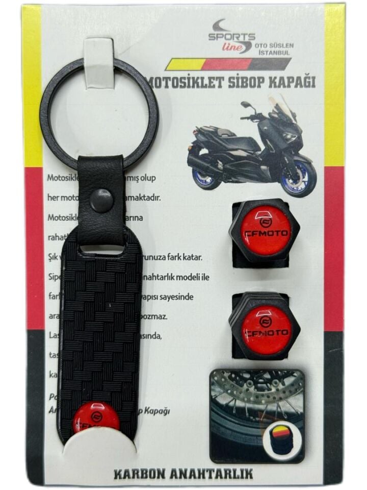 CFMOTO anahtarlıklı sibop kapağı