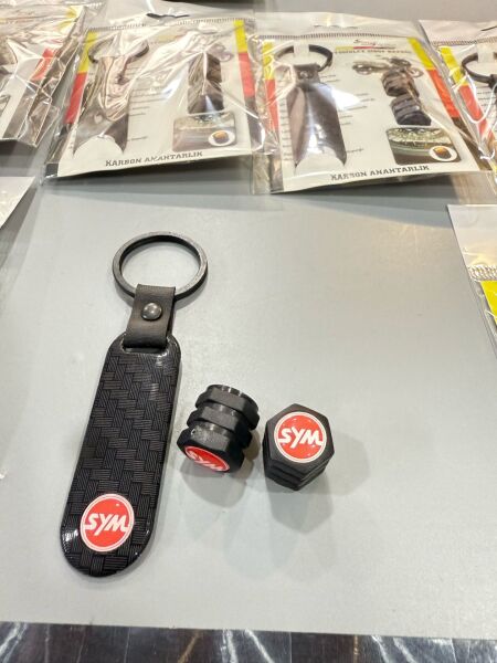 Sym anahtarlıklı sibop kapağı