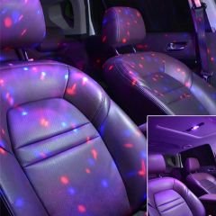Disco toplu ayak altı atmosfer ışığı sese duyarlı