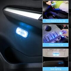 DOKUNMATİK ŞARJLI  ARAÇ İÇİ BEYAZ LED IŞIK