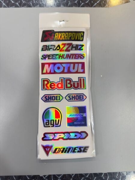 Akrapoviç grup hologramlı sticker