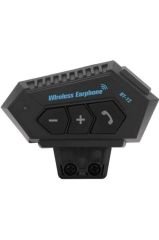 BT12 Motosiklet Bluetooth Intercom Interkom Dinleme Ve Konuşma Özellikli Su Geçirmez Kulaklık