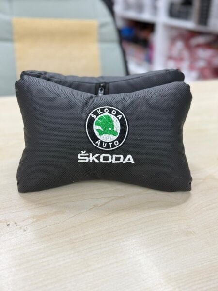 Araba Oto Koltuk Boyun Yastığı Seyahat Yastık 2 Adet Skoda