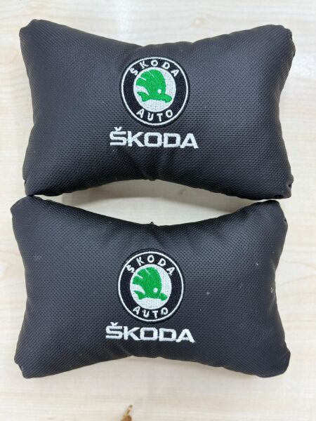 Araba Oto Koltuk Boyun Yastığı Seyahat Yastık 2 Adet Skoda