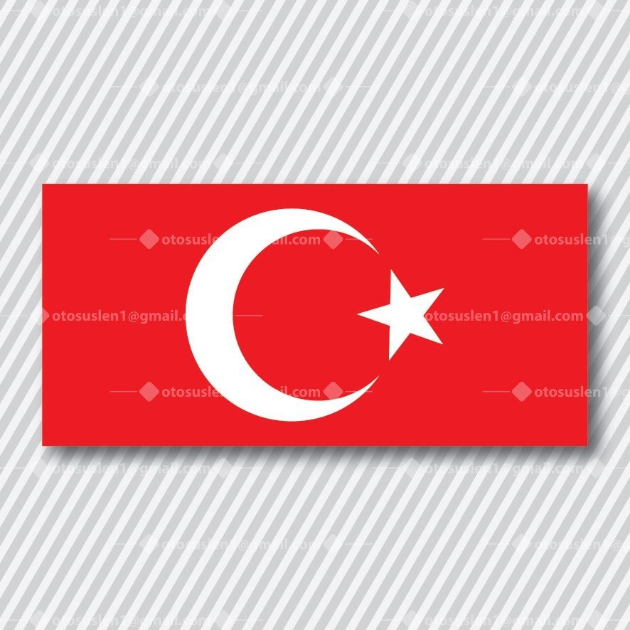 Türk Bayrağı Sticker
