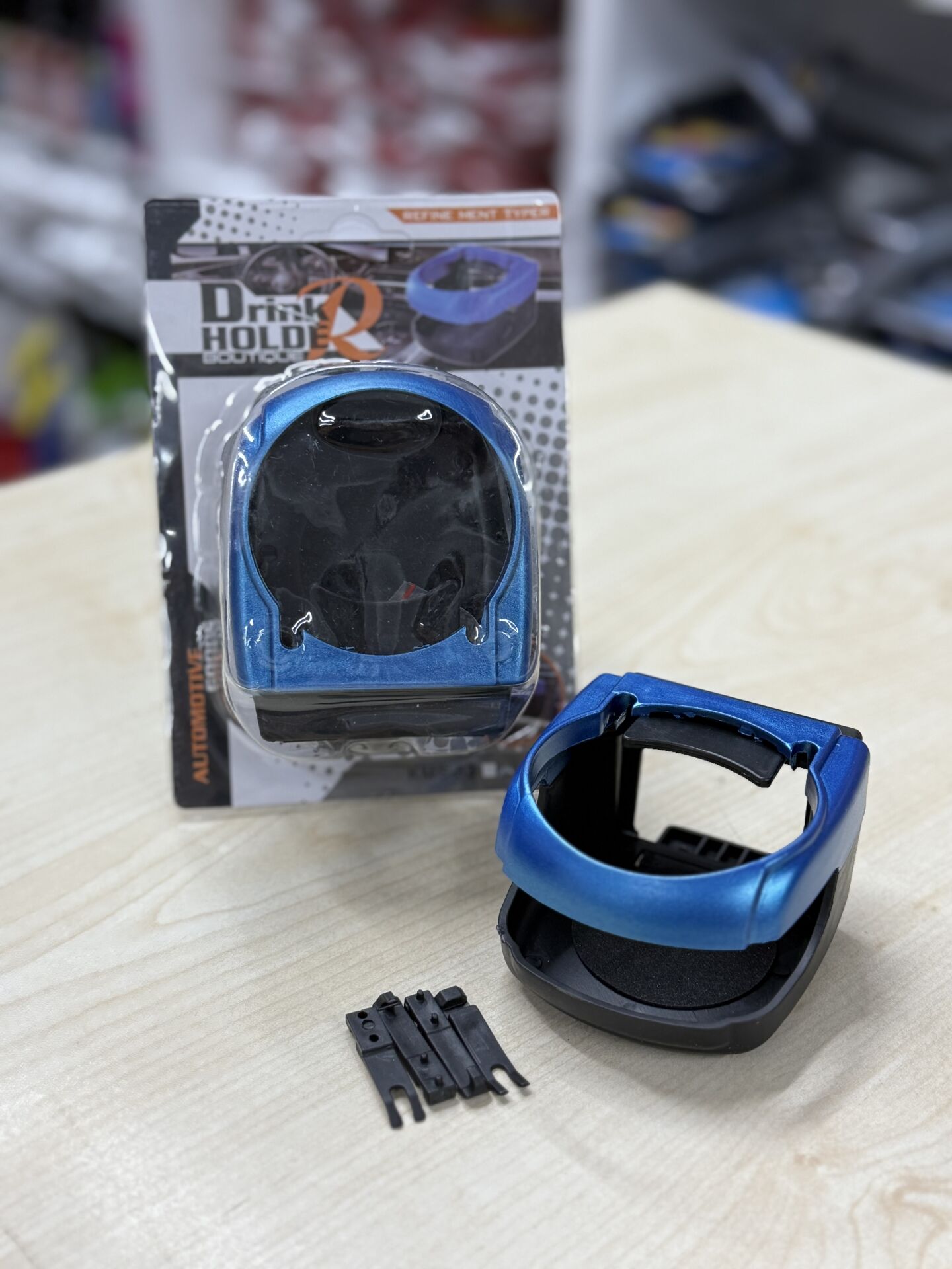 Peteğe Geçme Çok Amaçlı Bardaklık Mavi