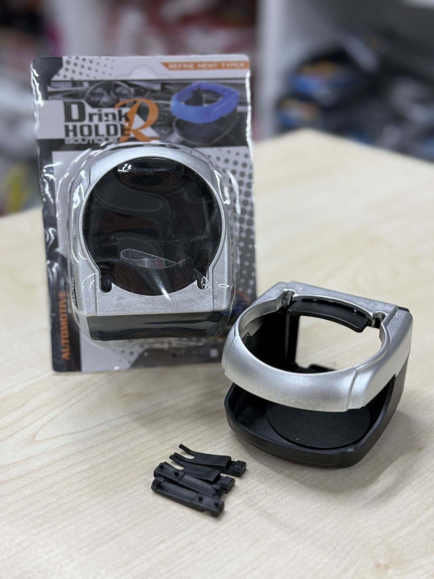 Peteğe Geçme Çok Amaçlı Bardaklık Silver Renk