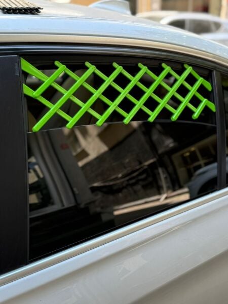 Cam ızgarası yeşil 2'li