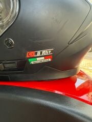 Kan Grubu Ve Uyarı Sticer Seti Brh+ Motosiklet ve Araç Uyumlu