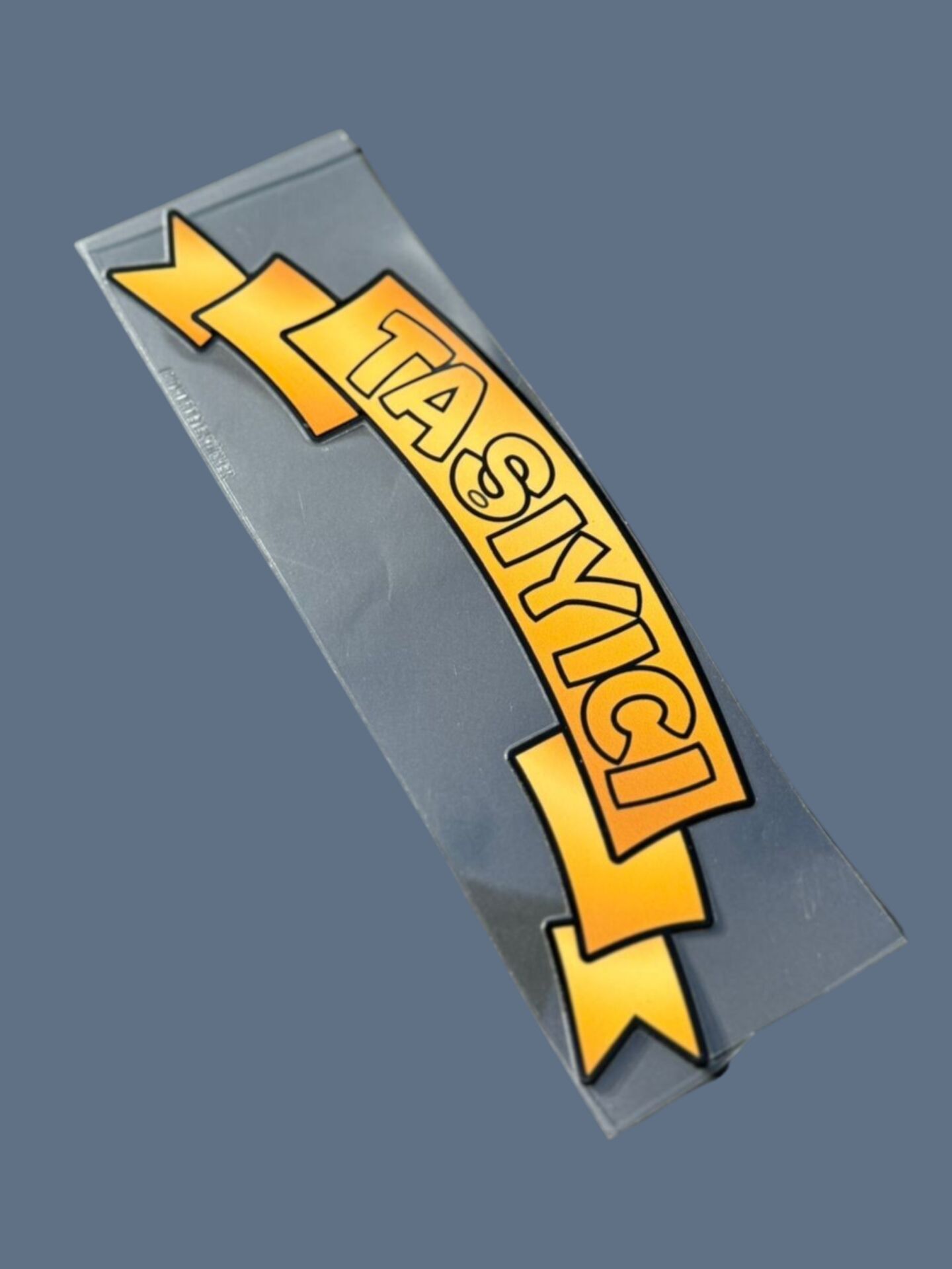 Kurdele Yazı Sticker Taşıyıcı 25.5x6 cm