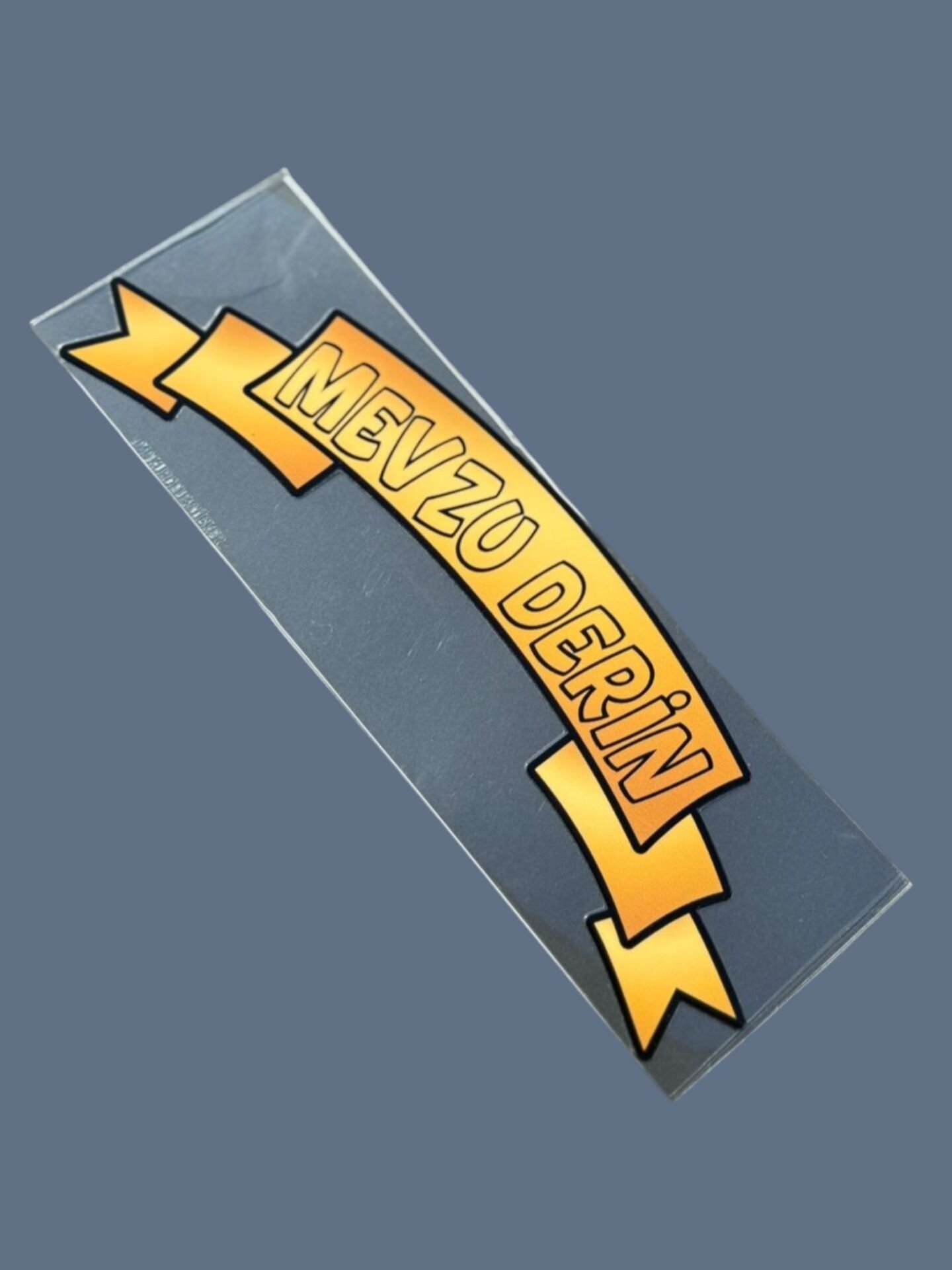 Kurdele Yazı Sticker Mevzu Derin 25.5x6 cm