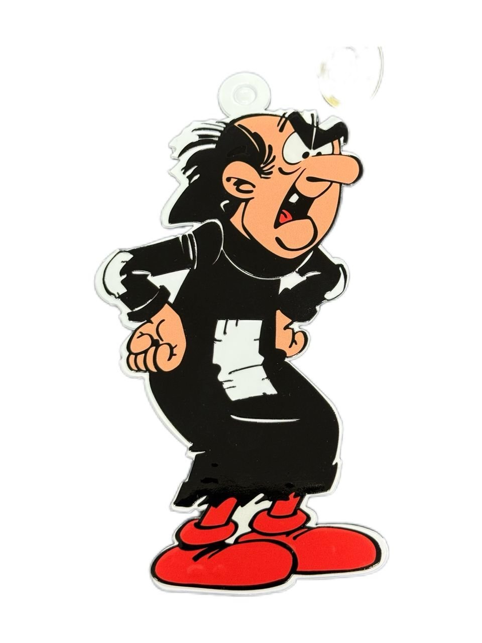 Pleksi Çizgi Film Kahramanları Gargamel Cam süsleri Vantuzlu