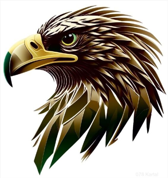 Kartal Transferli Sticker 078