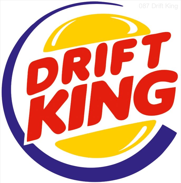 Drift King Transferli Sticker 087