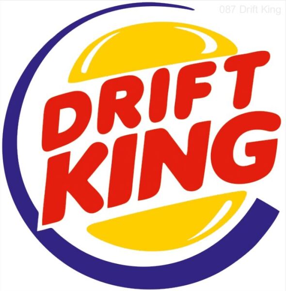 Drift King Transferli Sticker 087