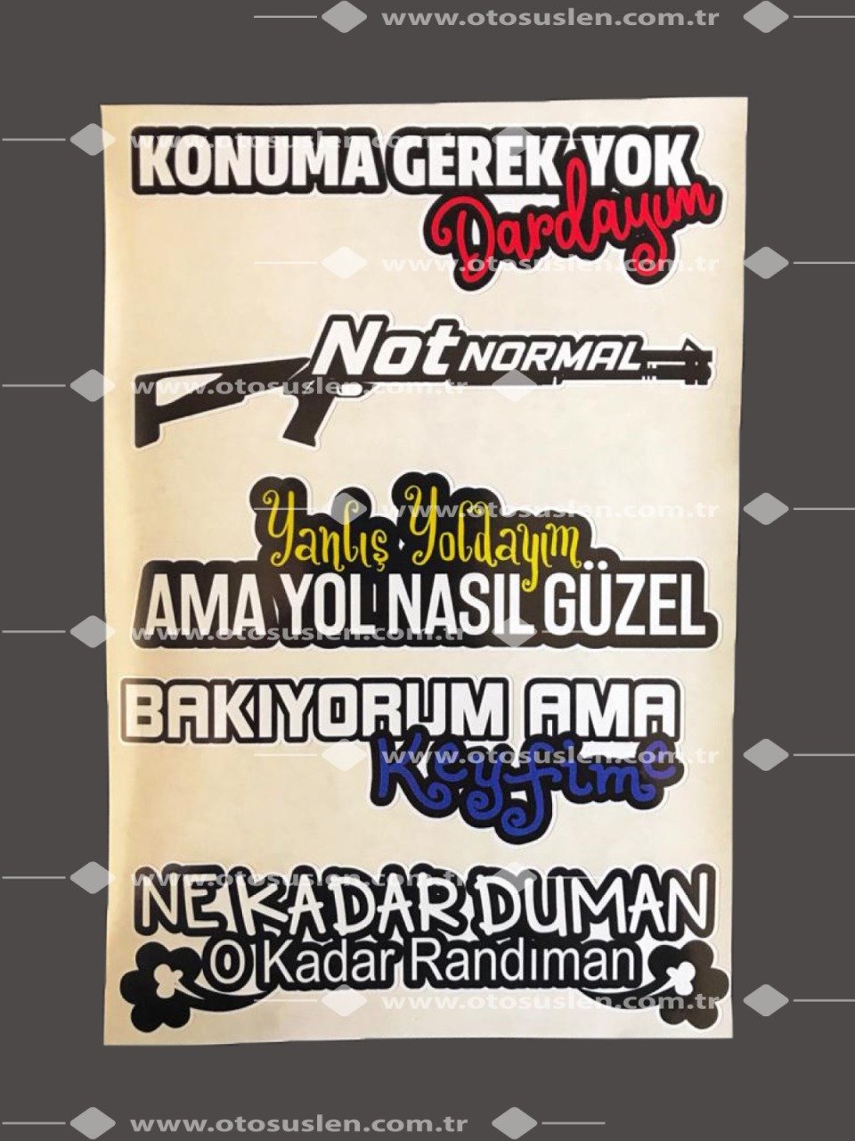 Konuma gerek yok/Grup sticker